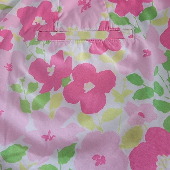 🛍️Floral Pink Women's Pants XL - Picture 4 of 8